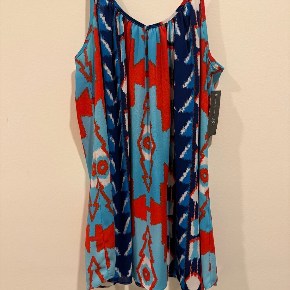 Spring/Summer Tank Bright Pattern Multi-Colored Print - Picture 5 of 11